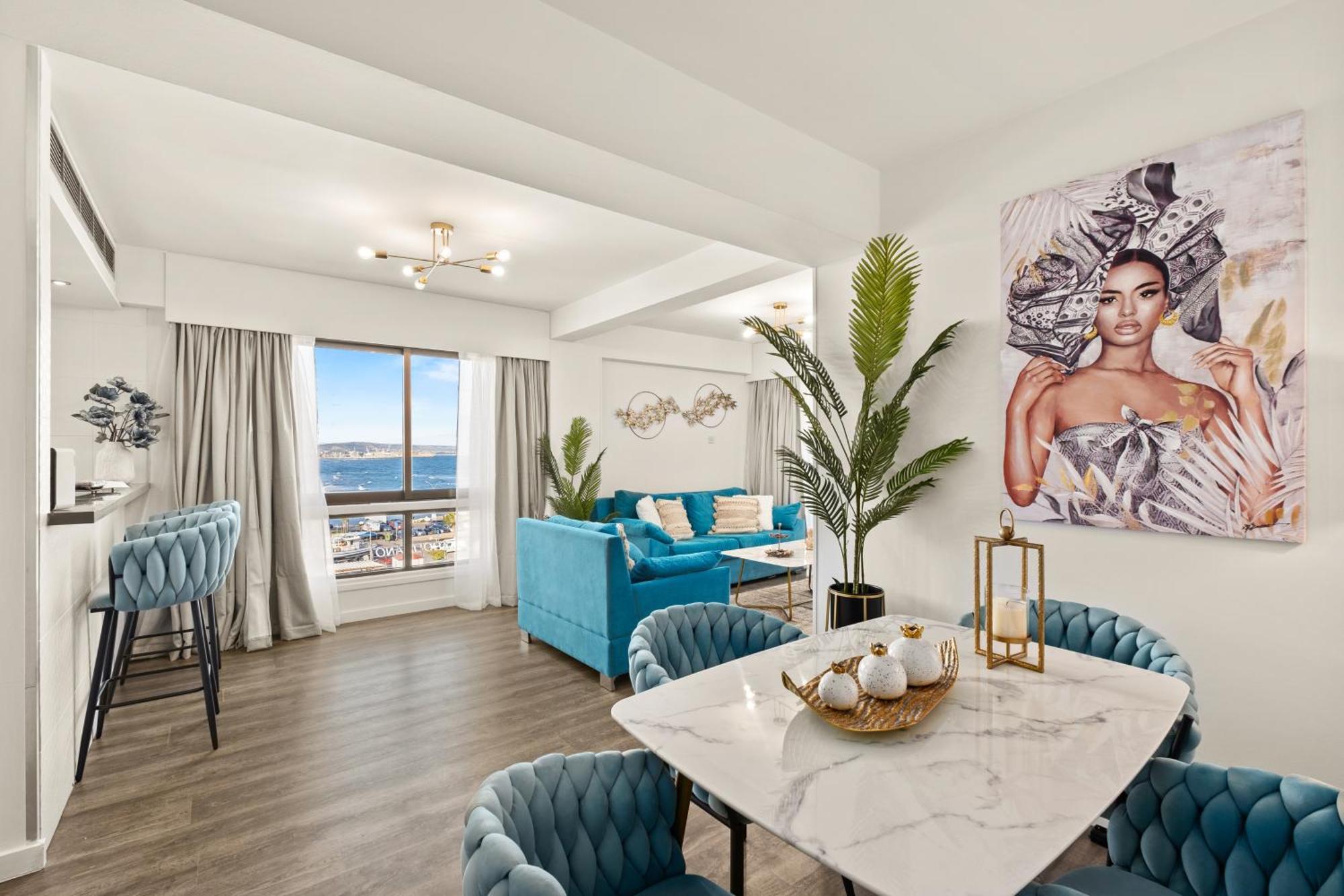 Lazuli Sea View Beachfront Ap 254 Ларнака Экстерьер фото